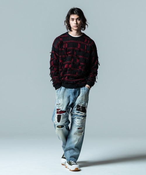glamb デニムパンツ Unplugged rib denim / アンプラグドリブデニム（デニムパンツ