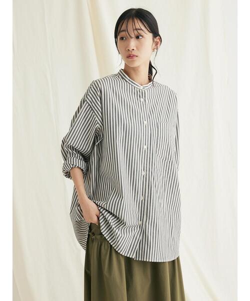 「CRAFT STANDARD BOUTIQUE」 長袖ブラウス S ブラウン系その他4 レディース_画像6