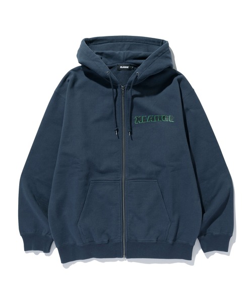 XLARGE バーガンディ ジップ パーカー L XLARGE パーカー RIDING ZIP HOODED SWEATSHIRT メンズ