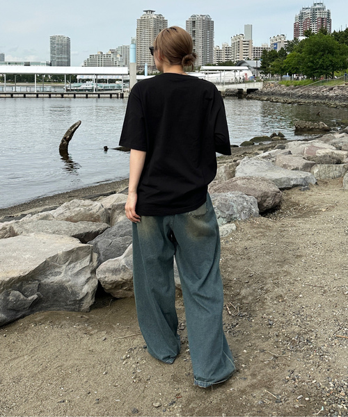 「sedacle」 半袖Tシャツ MEDIUM レッド メンズ