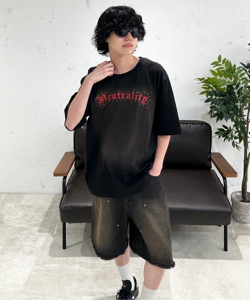 「sedacle」 半袖Tシャツ MEDIUM レッド メンズ