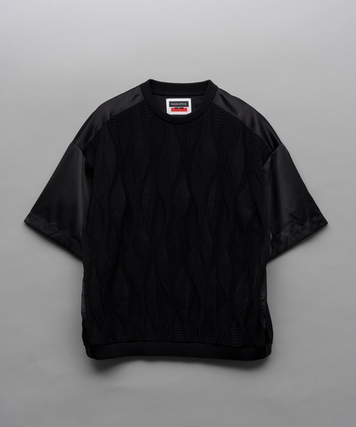 「MAISON SPECIAL」 半袖Tシャツ 1 パープル メンズ