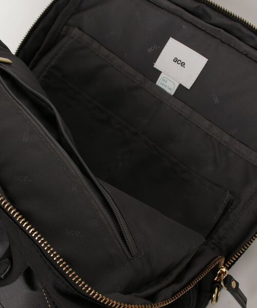 【美品】ace. エース ビジネスリュック 3way バッグ(ブラック) ACE. ブラック リュック・バックパック ナイロン ビジネスバッグ
