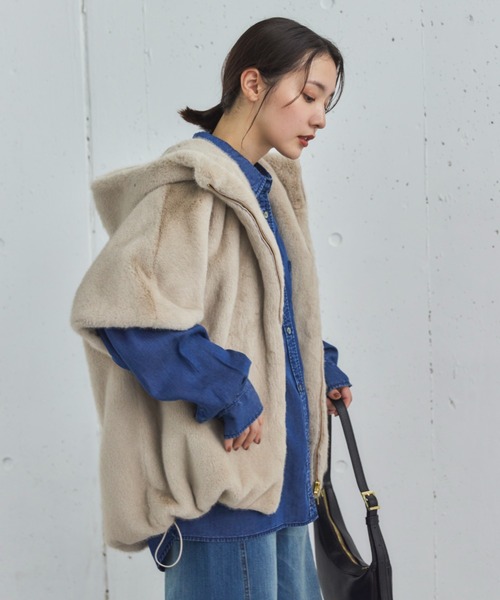 DOUX ARCHIVES（ドゥアルシーヴ） コート アウター ミンクファーライク