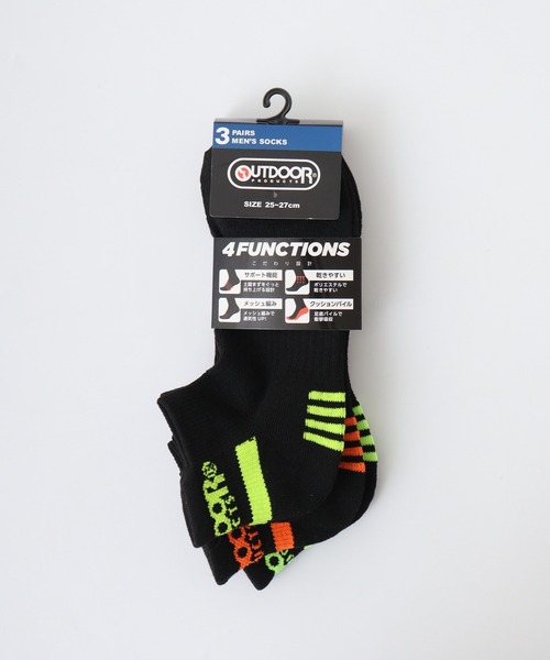 OUTDOOR PRODUCTS（アウトドアプロダクツ） 靴下 OUTDOOR PRODUCTS 3足
