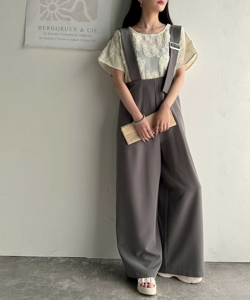 「classicalelf」 半袖カットソー LARGE チャコール レディース