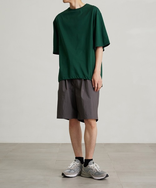 「PUBLIC TOKYO」 半袖Tシャツ 2 ダークグレー メンズ