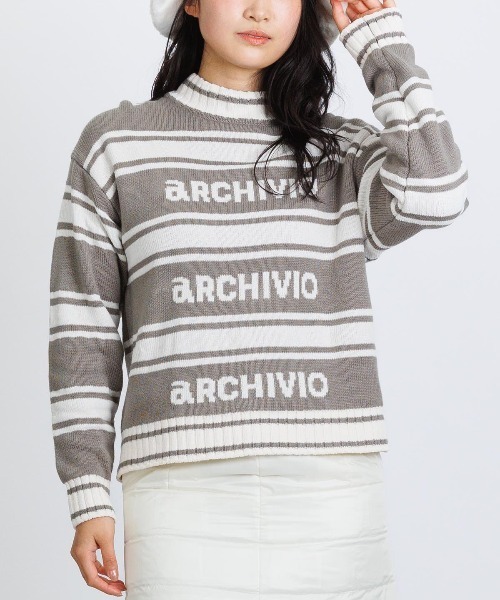 archivio（アルチビオ） ニット セーター 「LADIES」モールライン