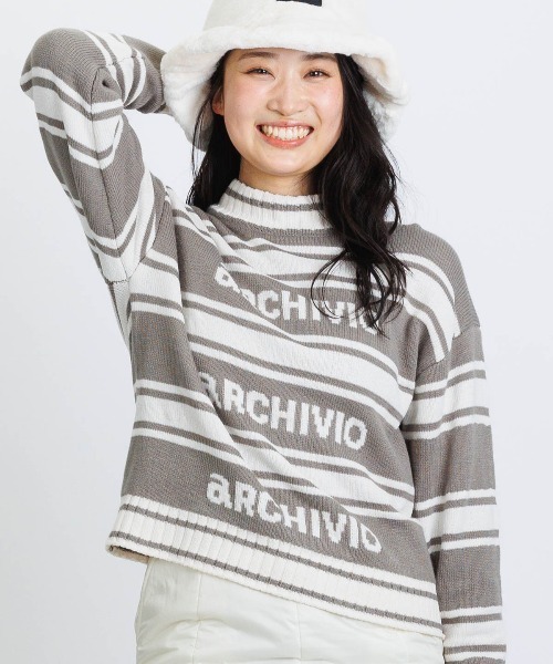 archivio（アルチビオ） ニット セーター 「LADIES」モールライン