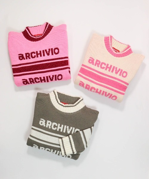 archivio（アルチビオ） ニット セーター 「LADIES」モールライン