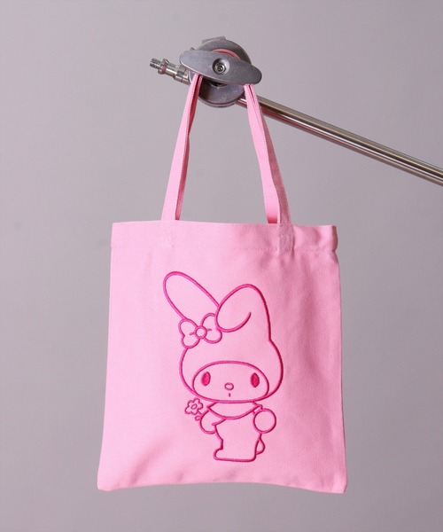 sanrio（サンリオ） トートバッグ (ACT)「sanrio」刺繍 キャンバス