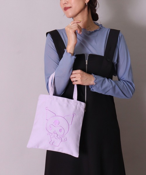 sanrio（サンリオ） トートバッグ (ACT)「sanrio」刺繍 キャンバス