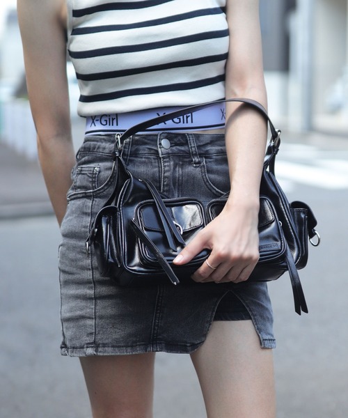 florist（フローリスト） ハンドバッグ マルチポケットY2K レザー