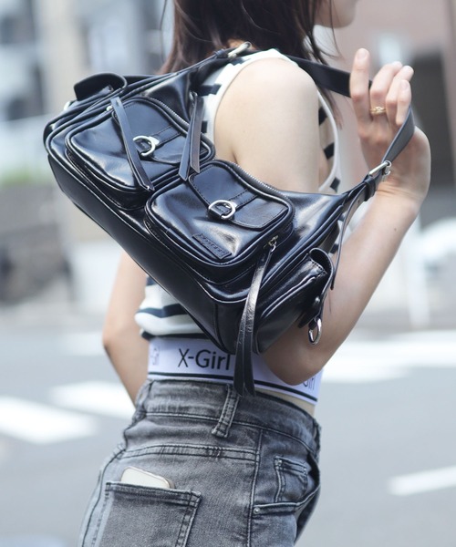 archive90s DIESEL Y2K レザー ハンドバッグ ボストンバッグ archive90s DIESEL Y2K レザー ハンドバッグ ボストンバッグ