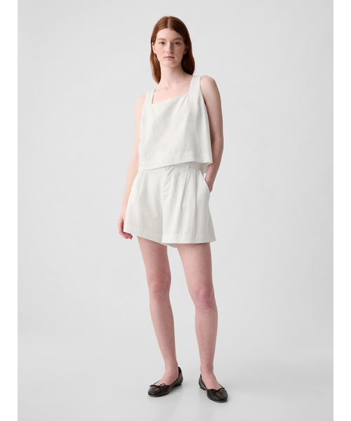 「GAP」 ノースリーブブラウス L ブラック レディース