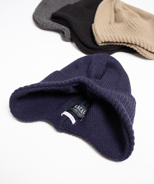 RACAL（ラカル） ニット帽 ニットキャップ Ear Muff Short Knit Watch