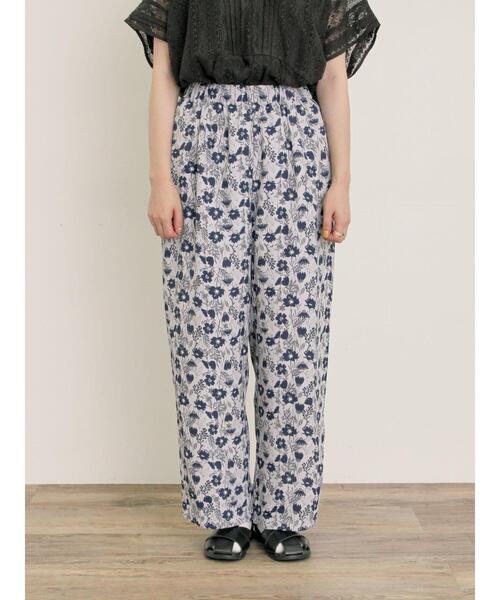 サマサマ専用 Samansa Mos2 パンツ 花柄イージーパンツ レディース : ZOZOTOWN