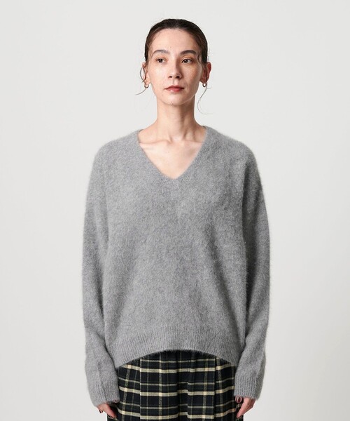 ビューティ&ユース　フォックス＆カシミヤブレンド ニット プルオーバー BEAUTY＆YOUTH UNITED ARROWS ニット セーター フォックスカシミヤ