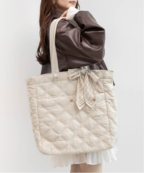 RANDA（ランダ） トートバッグ 「A4対応」2WAY リボンキルティング
