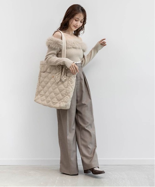 RANDA（ランダ） トートバッグ 「A4対応」2WAY リボンキルティング