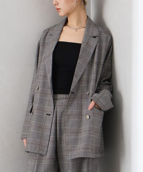 SpRay（スプレイ） ジャケット テーラードジャケット チェックW