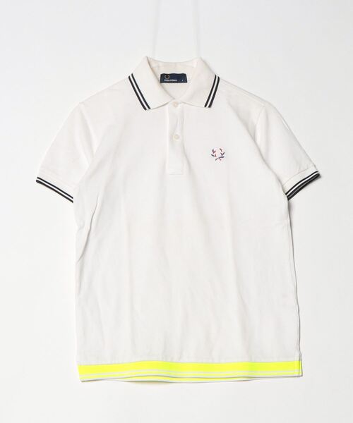 Fred Perry ポロシャツ ホワイト 半袖 FRED PERRY【フレッドペリー】twin tipped fred perry shirt 