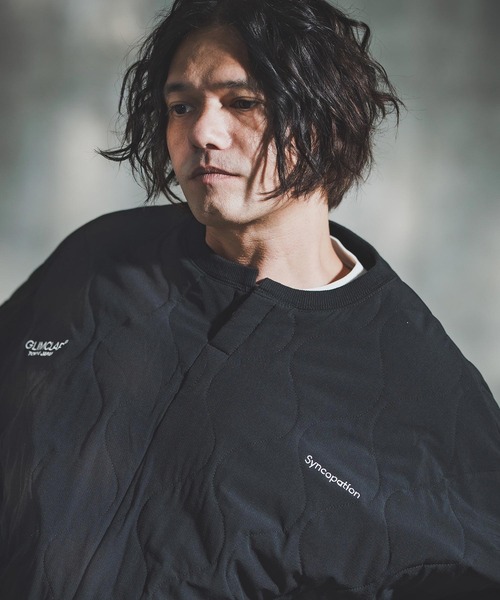 mlt5414-Wave Quilted Ripstop Pullover ウェーブキルトプルオーバー(192-035-gla-cf) メンズ_3