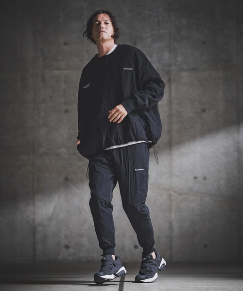 mlt5414-Wave Quilted Ripstop Pullover ウェーブキルトプルオーバー(192-035-gla-cf) メンズ_8