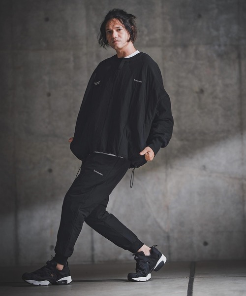 mlt5414-Wave Quilted Ripstop Pullover ウェーブキルトプルオーバー(192-035-gla-cf) メンズ_9