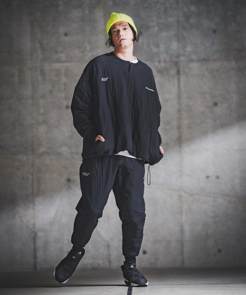 mlt5414-Wave Quilted Ripstop Pullover ウェーブキルトプルオーバー(192-035-gla-cf) メンズ_11