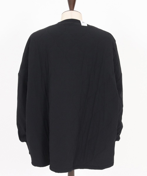 mlt5414-Wave Quilted Ripstop Pullover ウェーブキルトプルオーバー(192-035-gla-cf) メンズ_13
