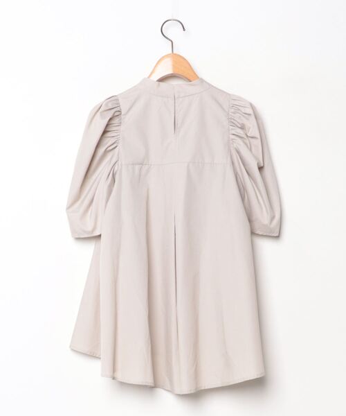 「RUIRUE BOUTIQUE」 半袖ブラウス M ベージュ レディース_画像2