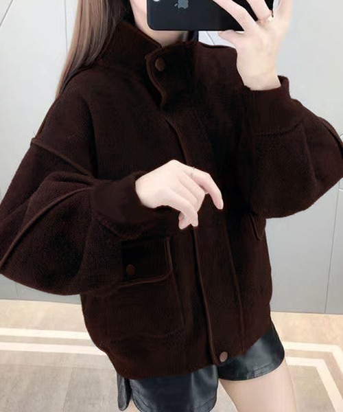 2ly2 コート アウター カーディガン風ジャケット レディース