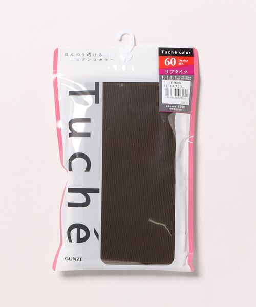 Tuche タイツ Tuche/トゥシェ カラータイツ ほんのり透けるニュアンス