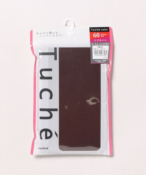 Tuche タイツ Tuche/トゥシェ カラータイツ ほんのり透けるニュアンス