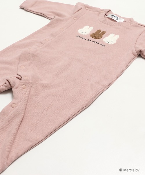 Miffy（ミッフィー） ベビー服 ロンパース 「ミッフィー」裏毛