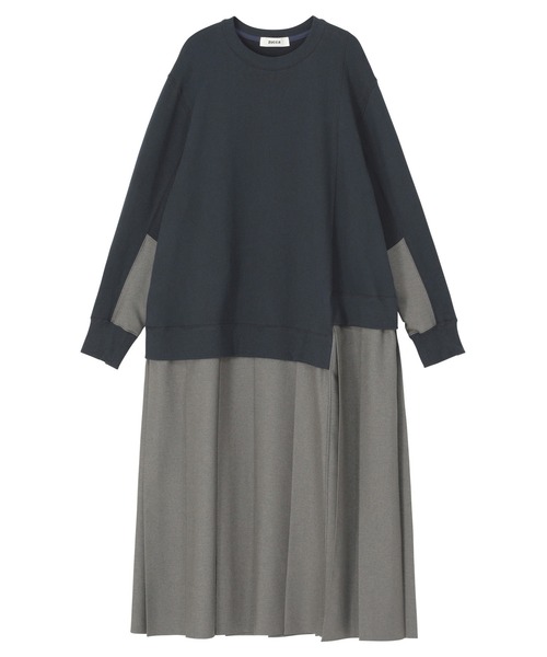 ZUCCa（ズッカ） ワンピース ドッキングスウェット / ワンピース