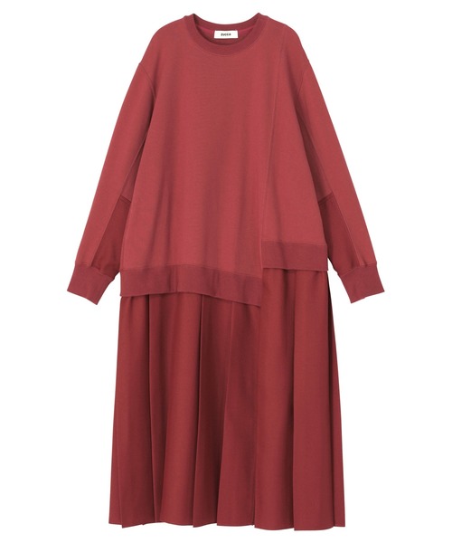 ZUCCa（ズッカ） ワンピース ドッキングスウェット / ワンピース