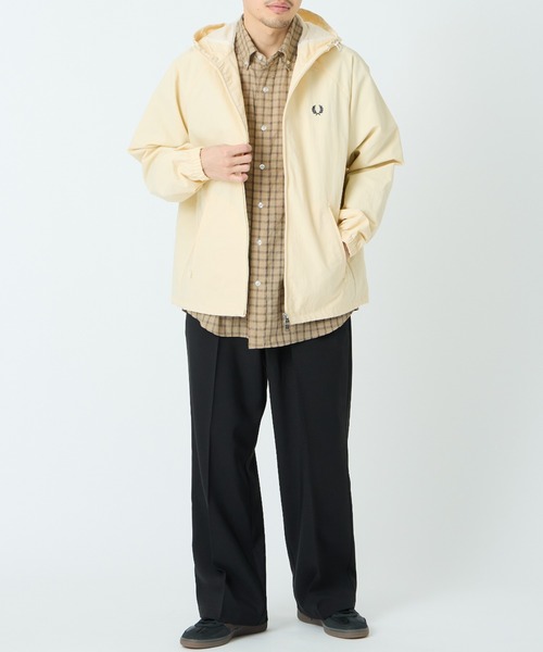 FRED PERRY（フレッドペリー） ブルゾン ジャンバー 別注 フード刺繍