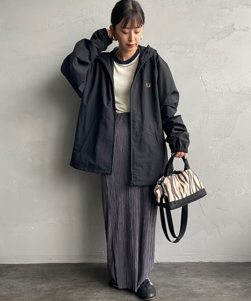 FRED PERRY（フレッドペリー） ブルゾン ジャンバー 別注 フード刺繍