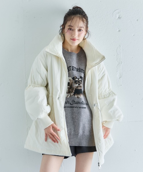 archives（アルシーヴ） ブルゾン アウター キャンディースリーブ中綿