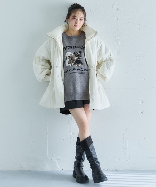 archives（アルシーヴ） ブルゾン アウター キャンディースリーブ中綿