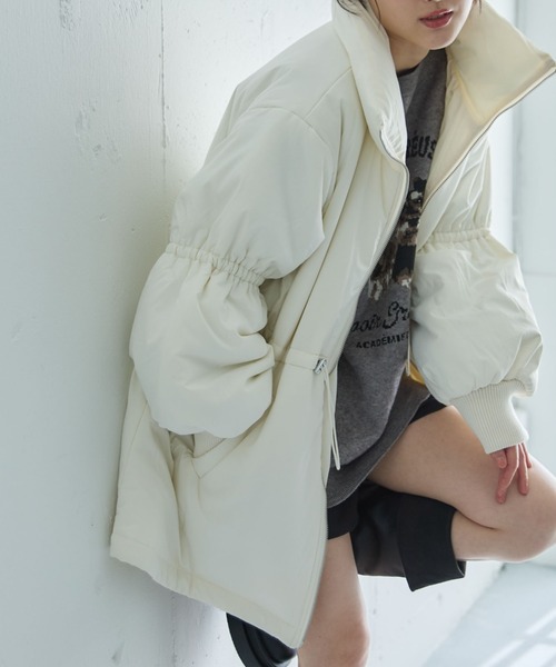 archives（アルシーヴ） ブルゾン アウター キャンディースリーブ中綿