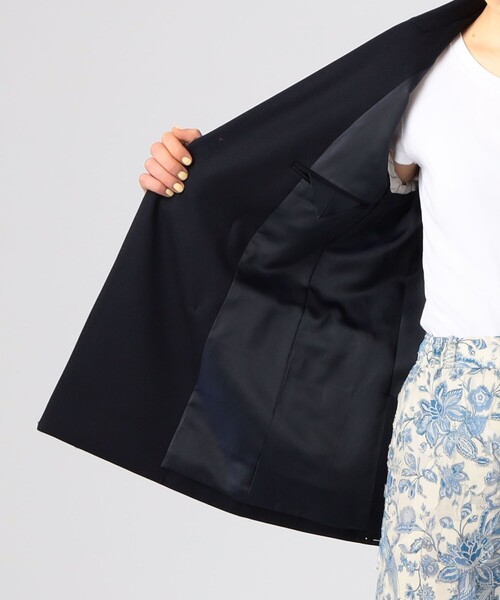 TOMORROWLAND」 「MACPHEE」テーラードジャケット 36 ネイビー レディース