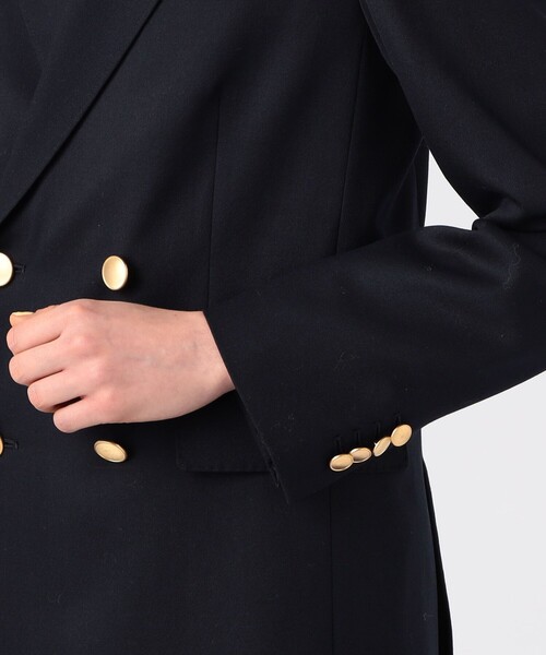 TOMORROWLAND」 「MACPHEE」テーラードジャケット 36 ネイビー レディース