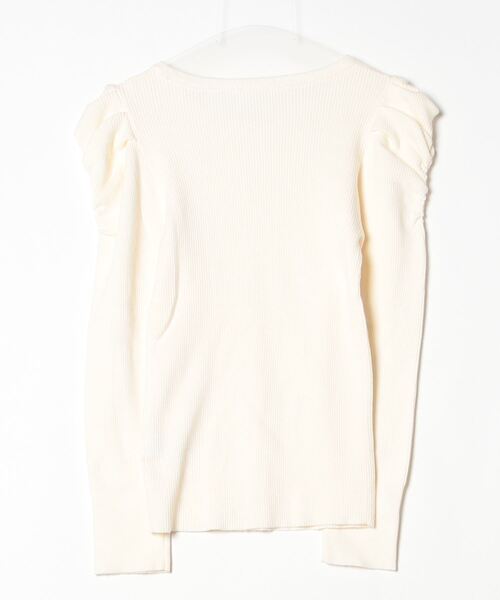 「Re:EDIT」 長袖ニット L ホワイト レディース_画像2