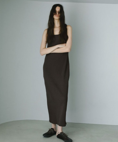 ETRE TOKYO（エトレトウキョウ） ニットワンピース FREE ブラウン