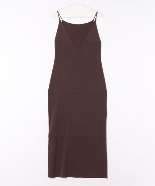 新品タグ付き　ETRE TOKYO ニットワンピ ロング 茶色 ETRE TOKYO（エトレトウキョウ） ニットワンピース FREE ブラウン