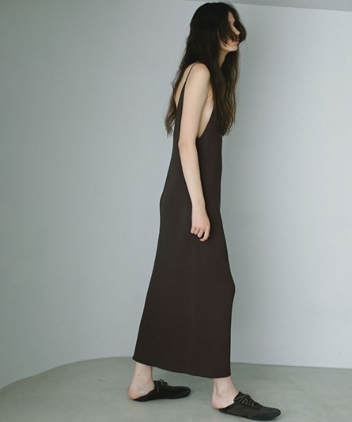 ETRE TOKYO（エトレトウキョウ） ニットワンピース FREE ブラウン