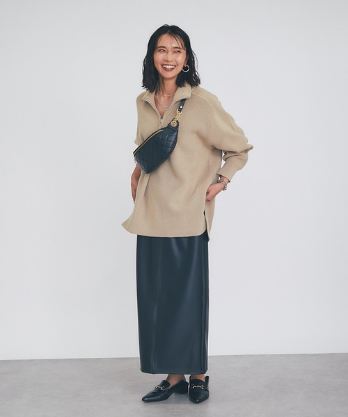 「RIVE DROITE」 長袖ニット FREE ブラウン レディース_画像6